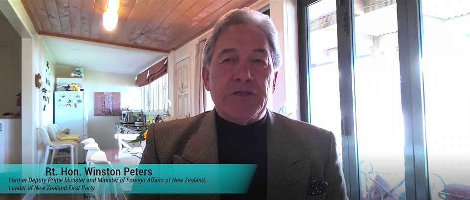 2021 Yushan Forum | Greetings and Congratulatory Messages from Rt. Hon. Winston Peters